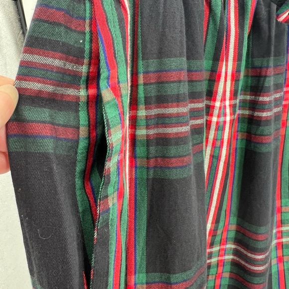 Free Assembly plaid tiered belted skirt midi holiday office casual 4 party - Picture 3 of 9